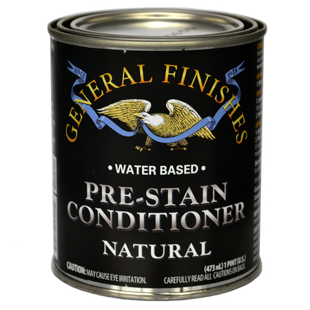 GENERAL FINISHES 1 Pt Natural Wood Stain Water-Based Penetrating Stain WNPT